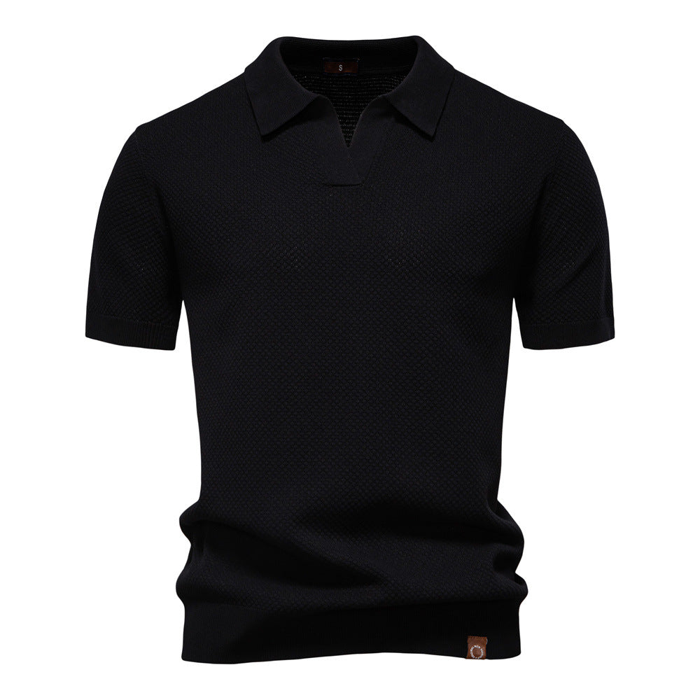 Xavier | Polo en maille texturée
