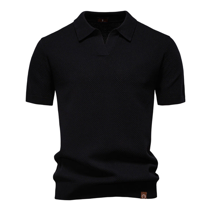 Xavier | Polo en maille texturée