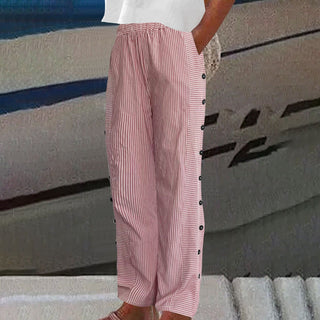 Rosalie | Pantalon rayé décontracté