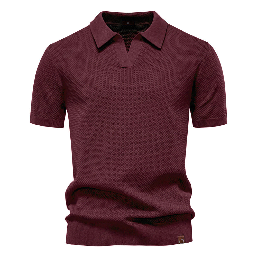 Xavier | Polo en maille texturée