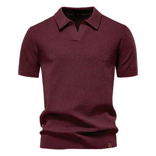 Xavier | Polo en maille texturée