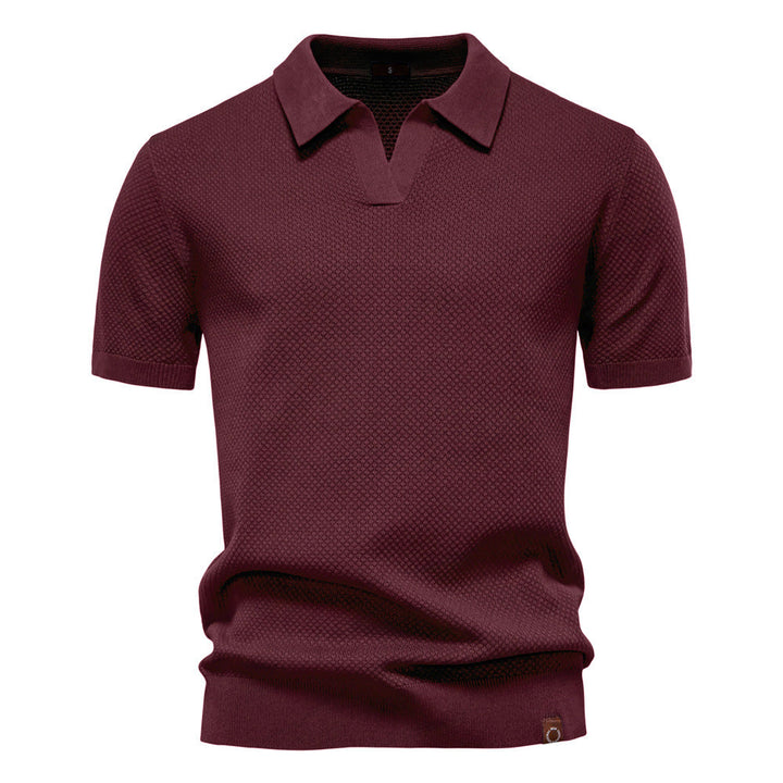 Xavier | Polo en maille texturée