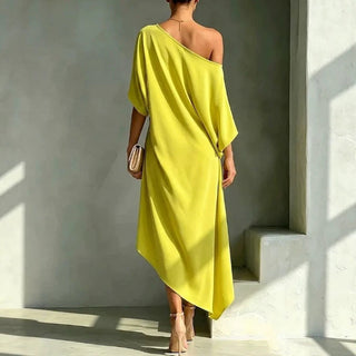 Hélène | Robe élégante asymétrique