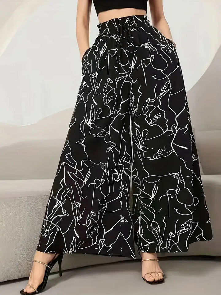 Morgane | Pantalon chic taille haute
