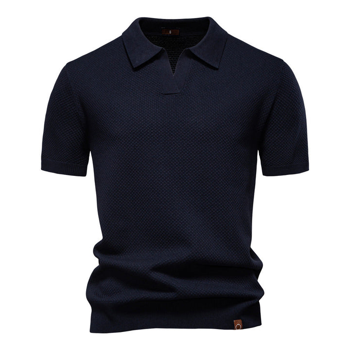 Xavier | Polo en maille texturée