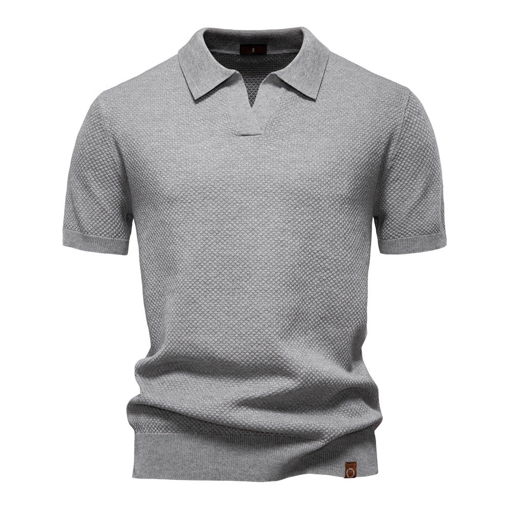 Xavier | Polo en maille texturée