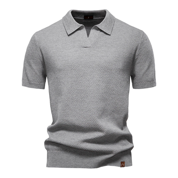 Xavier | Polo en maille texturée