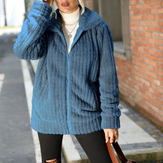 Madeleine | Manteau effet peluche