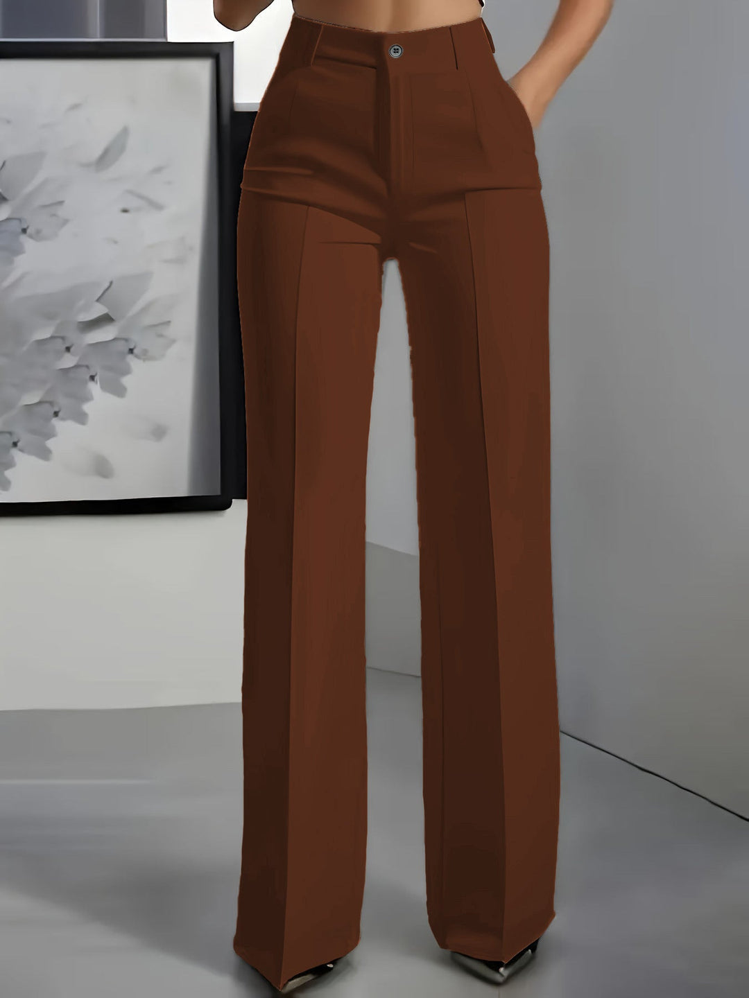 Azélie | Pantalon chic taille haute