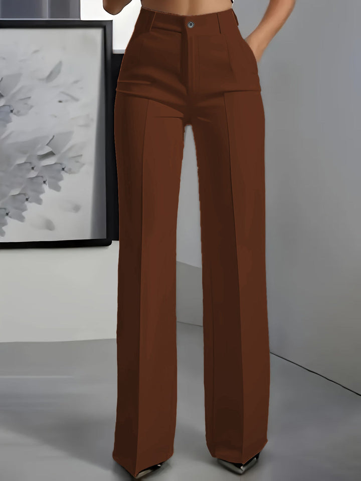 Azélie | Pantalon chic taille haute