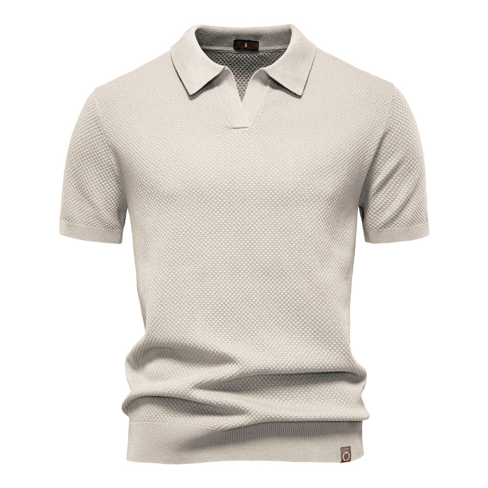 Xavier | Polo en maille texturée