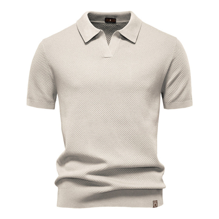 Xavier | Polo en maille texturée
