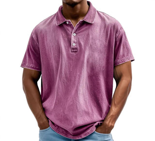 Pascal | Polo vintage délavé
