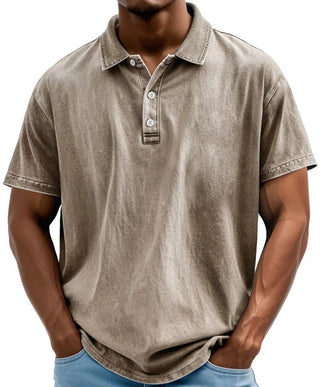 Pascal | Polo vintage délavé