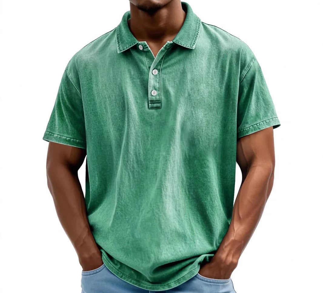 Pascal | Polo vintage délavé