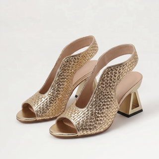 Inès | Escarpins élégants à texture tressée