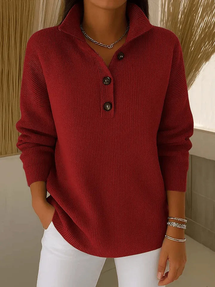 Coraline | Pull en maille à col V