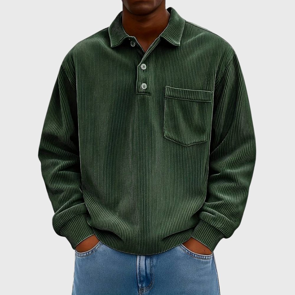 Jean-Philippe | Chemise en velours côtelé à manches longues