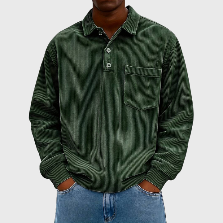 Jean-Philippe | Chemise en velours côtelé à manches longues