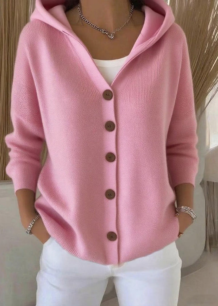 Monique | Cardigan élégant à capuche