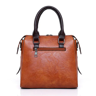 Adèle Rivoli | Ensemble sac et portefeuille en cuir véritable