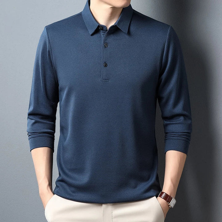 Théodore | Polo en tricot à manches longues