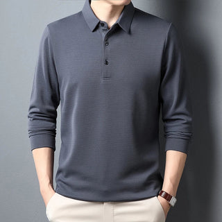 Théodore | Polo en tricot à manches longues