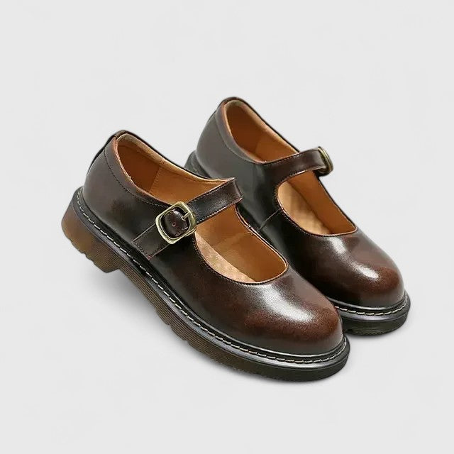 Aveline | Babies plateforme en cuir