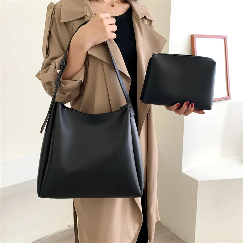 Gabrielle Marais | Pochette en cuir véritable