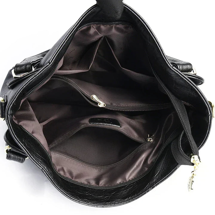 Eugénie Lumière | Sac porté épaule en cuir véritable