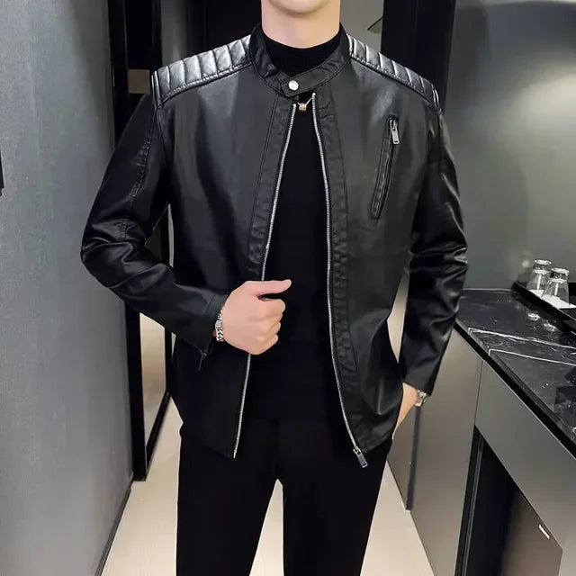 Xavier | Veste en cuir raffinée