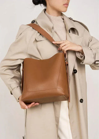 Élodie Lumière | Sac porté épaule en cuir véritable