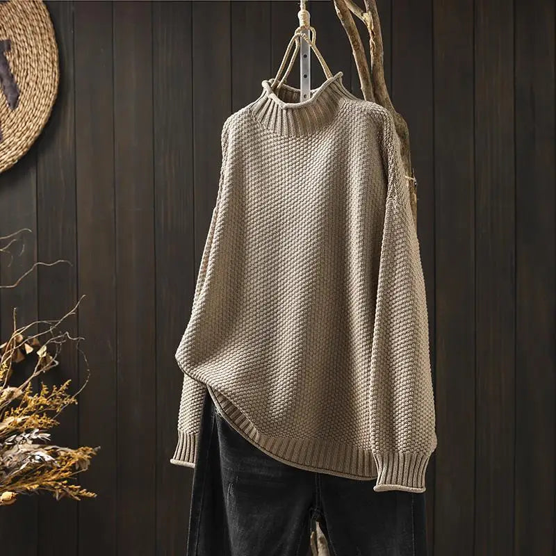Muriel | Pull ample en maille texturée