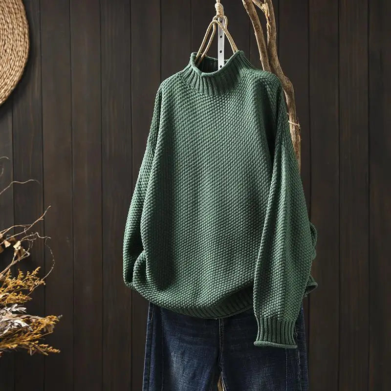 Muriel | Pull ample en maille texturée