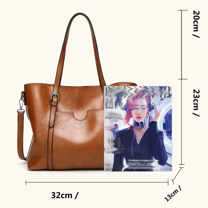 Émilie Paris | Sac à main en cuir véritable