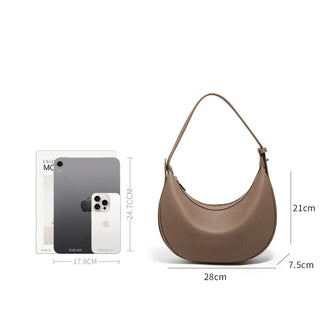 Capucine Opéra | Sac à main en cuir véritable