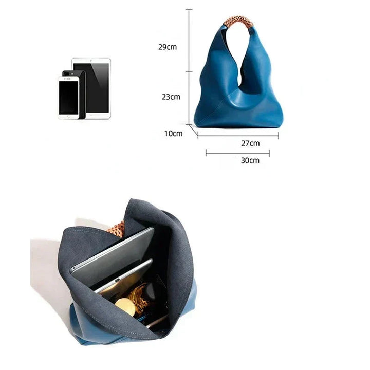 Agathe Vendôme | Sac cabas en cuir véritable