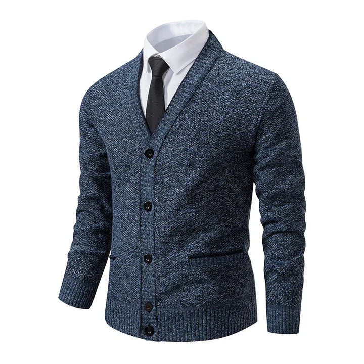 Laurent | Pull col V en maille
