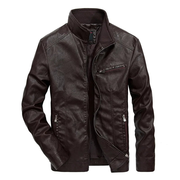 Matthieu | Veste ample en cuir