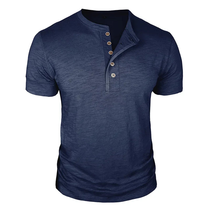 Jacques | T-shirt à patte de boutonnage