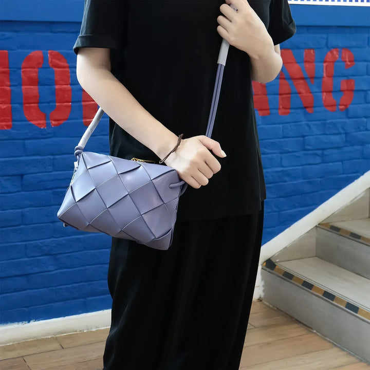 Fleur Vendôme | Sac bandoulière en cuir véritable