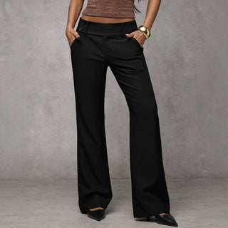Mélodie | Pantalon fluide taille mi-haute