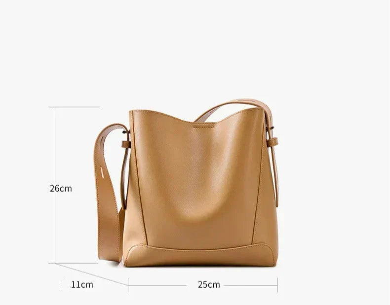 Élodie Lumière | Sac porté épaule en cuir véritable