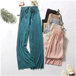 Bérénice | Pantalon plissé à jambes larges