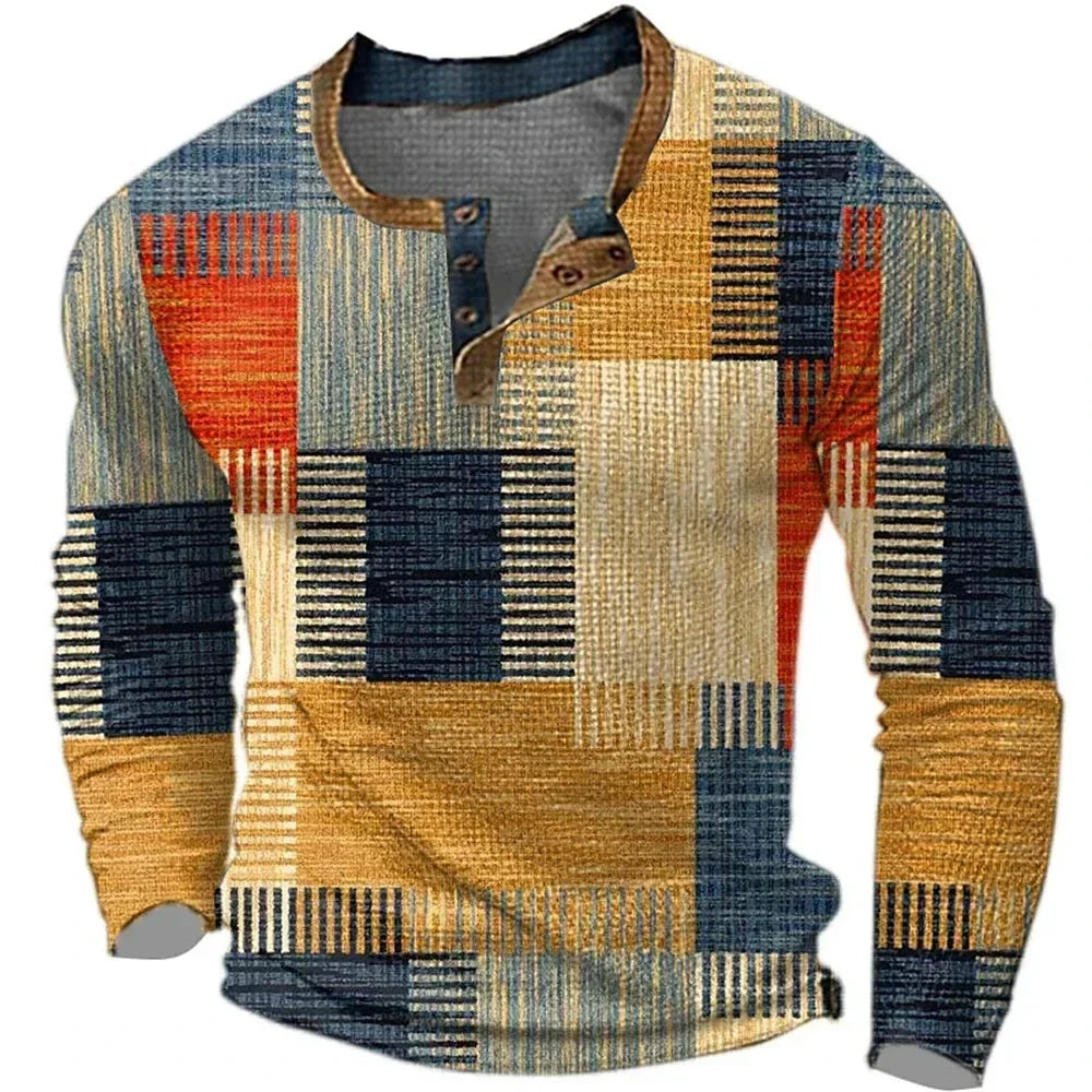 Louis-Auguste | Chemise patchwork colorée