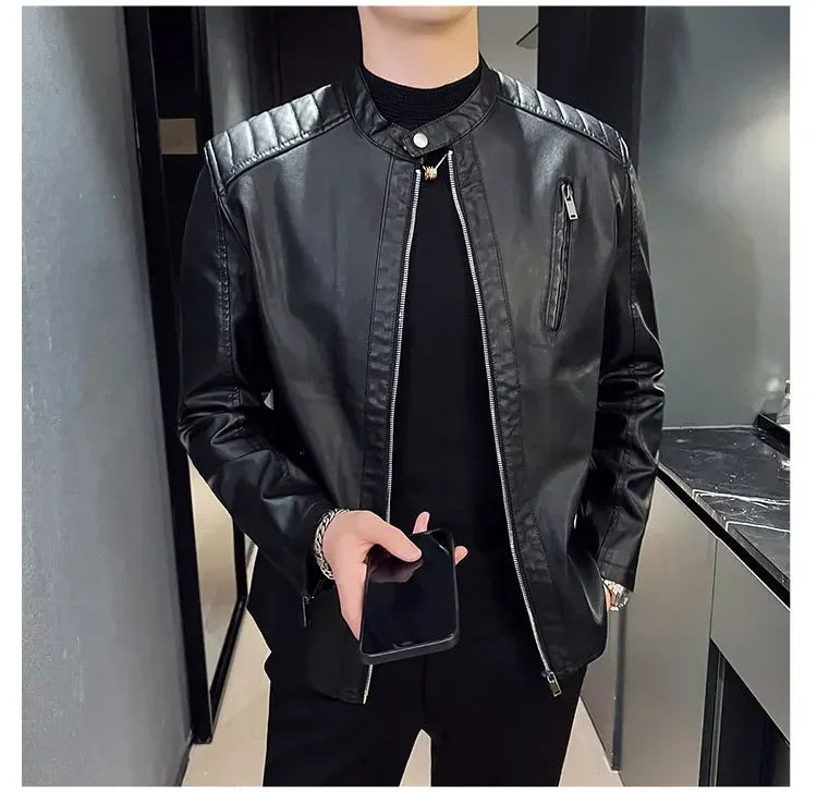 Xavier | Veste en cuir raffinée