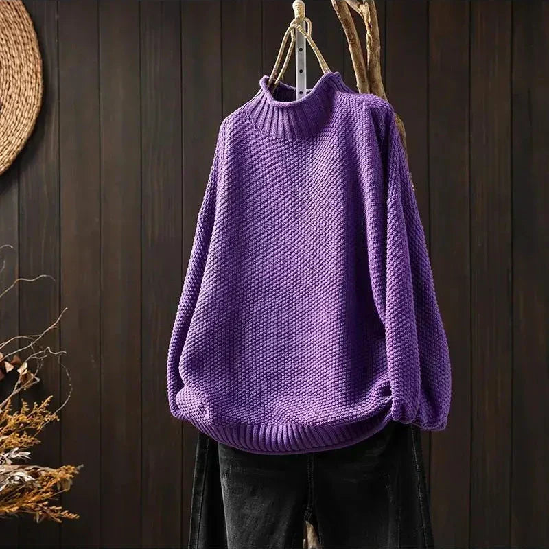 Muriel | Pull ample en maille texturée