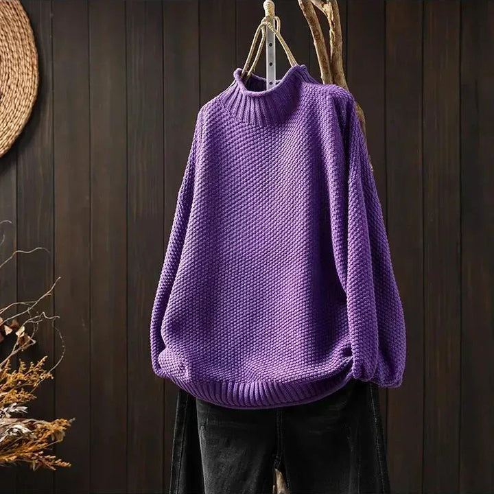 Muriel | Pull ample en maille texturée