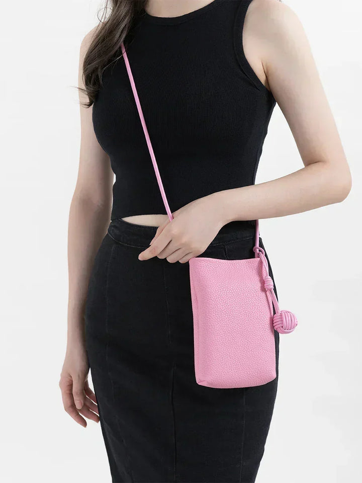 Capucine Vendôme | Sac pour téléphone en cuir véritable