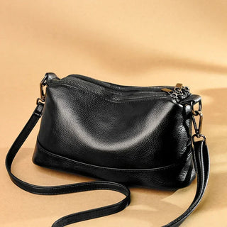 Capucine Lumière | Sac bandoulière en cuir véritable